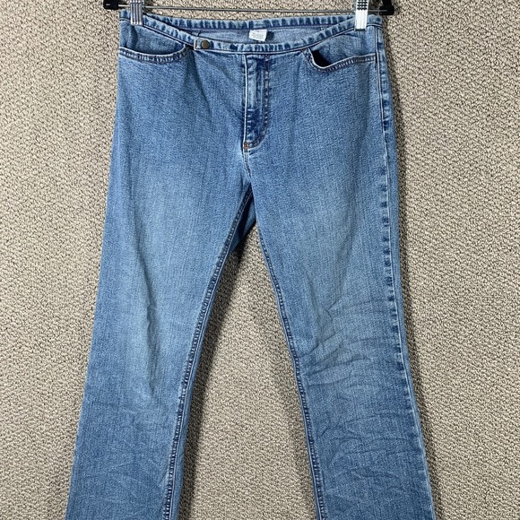 Gap Womens Jeans 8 Blue Medium Wash Denim Bootcut Mid Rise Pockets Y2K 90s Retro - Picture 2 of 12